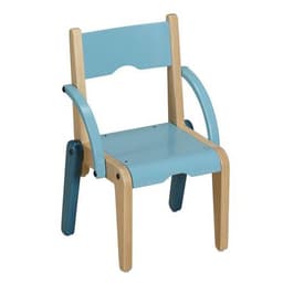 Fauteuil Lili T1 assise/accoudoirs coloris bleu turquoise - Image principale