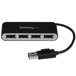 Hub USB 2.0 portable à 4 ports avec câble intégré - Image principale