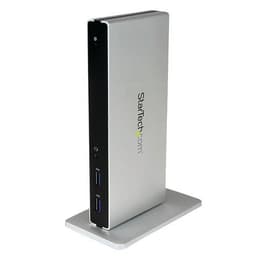 Station d'accueil USB 3.0 double affichage DVI PC portable  GbE et adaptateurs - Image principale