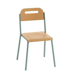 Chaise Servil 4 pieds T4 - hêtre/gris - Image principale