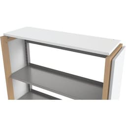Tablette chapeau habillage bois pour rayonnage Ellipse - Manutan Expert - Image 2