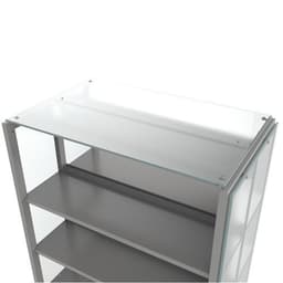 Toit de finition Ellipse en verre dépoli pour rayonnage double face - Image 3