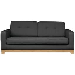 Canapé 3 places Prétoria tissu polyester chiné Anthracite - Image principale