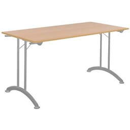 Table New Line pliante Rectangle 160 x 70 cm Hêtre pied Alu - Image principale