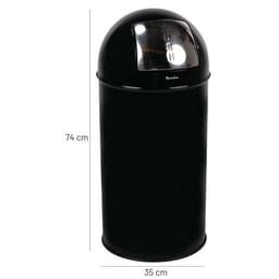 Poubelle à clapet poussoir - 40 L - Manutan Expert - Image 6