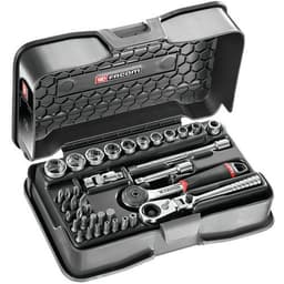 Coffret douilles 1/4' 6 pans 37 pièces - Facom - Image principale