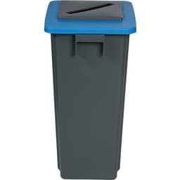 Poubelle de tri grise et bleue - Papier - 60 L - Image 3