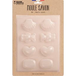 Lot 8 moules à petits savons fantaisie - Image principale
