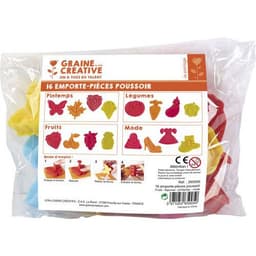 Lot 16 emporte-pièces poussoir pour modelage - Image principale
