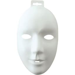 Masque blanc à peindre ou à maquiller - femme - Image principale