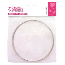 Collier fil mémoire acier, 5 tours - Image principale