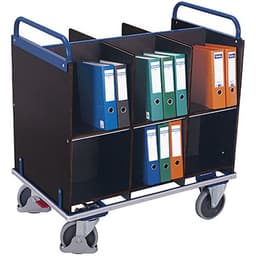 Chariot porte-documents avec 12 casiers - Image 2