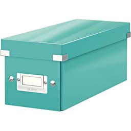 Lot de 6 Boîte de rangement Leitz Click & Store, format CD Menthe - Image principale