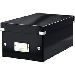 Lot de 6 Boîte de rangement Leitz Click & Store, format DVD Noir - Image principale