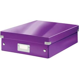 Lot de 6 Boîte à compartiments Leitz Click & Store, medium Violet - Image principale