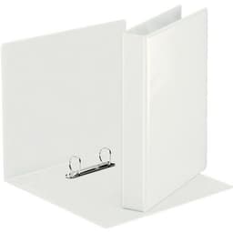 Lot de 12 Classeur 2 ann. personnalisable Essentials 25 mm A5 PP Blanc - Image principale