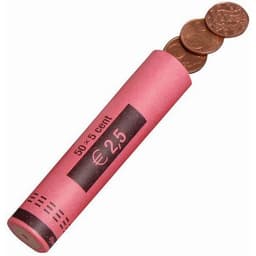 Lot de 96 Étui à monnaie en Papier - pièces de 0,05euros 50pcs/tube - Image principale