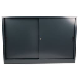 Armoire à monter porte coulissante - Basse - L 160 cm - Manutan Expert - Image 5