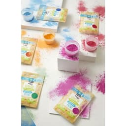 Set 10 sachets 180g gouache poudre - assorties +2 cuillères - Image 11