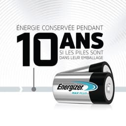 20 Pile alcaline Max Plus D - Lot de 20 - Energizer - Image 4