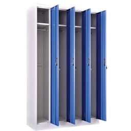Vestiaire industrie propre 4 colonnes - A monter - Manutan - Image 8