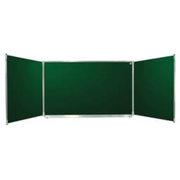 Tableau triptyque émaillé vert 120x400 cm ouvert - Image principale