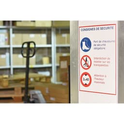 10 Etiquettes d'affichage Ultra-Résistant polyéthyéthylène A3oeilC Blanc - Image 3