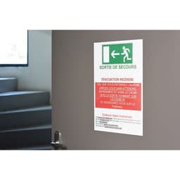 10 Etiquettes d'affichage Ultra-Résistant polyéthyéthylène A3oeilC Blanc - Image 2