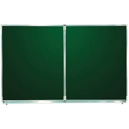 Tableau triptyque émaillé vert 120x400 cm ouvert - Image 2