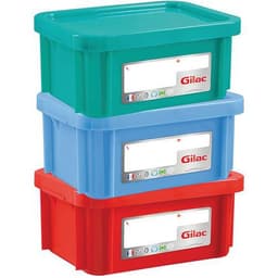 Bac gerbable avec couvercle - Longueur 395 mm - 12 à 15 L - Gilac - Image principale
