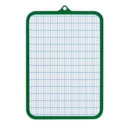 Ardoise blanche 19x26cm avec bordure de protection. - Image principale