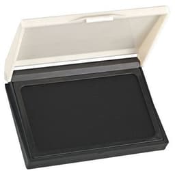 Tampon encreur 10,1x7,6 cm - noir - Image principale