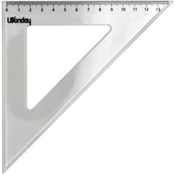 Équerre plastique 45°, graduation 14 cm, hypoténuse 21 cm - Image principale