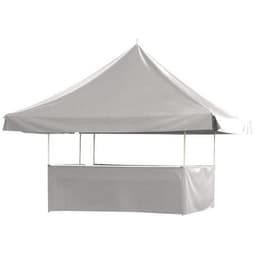 Stand buvette 4,50x4,50 m - blanc - Image principale