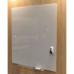 Tableau blanc magnétique en verre Pure White 50x50 - Image 2