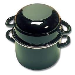 Cocotte à moules en inox 18x18 cm 2L noir - Image principale