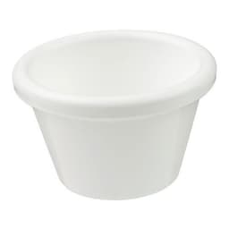Lot de 12 ramequins en composite 7,5cl blanc - Image principale