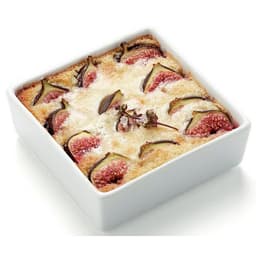 Plat carré en porcelaine 45cl blanc - Image principale