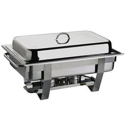 Plat chauffant inox 9L blanc - Image principale