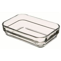 Ravier rectangulaire en verre trempé 25cl transparent - Image principale