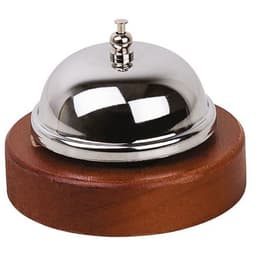 Sonnette comptoir en inox chromé - Image principale