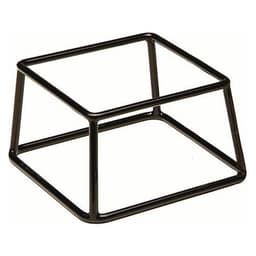 Support saladier en zinc 18x18x10 cm noir - Image principale
