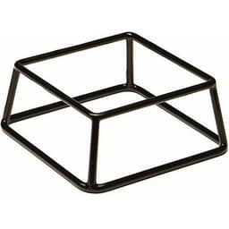 Support saladier en zinc 18x18x8 cm noir - Image principale