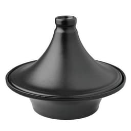 Tajine avec couvercle en grès ø22 cm 100cl noir-Blastone - Image principale