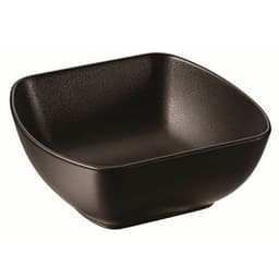 Ravier carré en porcelaine 8cl noir-Club-Revol - Image principale