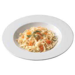 Assiette creuse en porcelaine ø27 cm blanc-Delta - Image principale