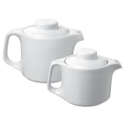 Couvercle théière en porcelaine 43cl blanc-Delta - Image principale