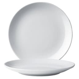 Assiette plate en porcelaine ø27,5 cm blanc-Eo - Image principale