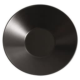 Assiette ronde en grès ø23 cm noir-Kuro - Image principale