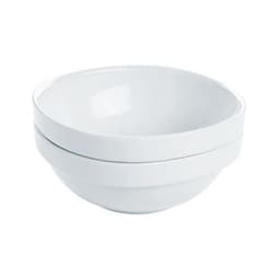Bol carré en porcelaine 60cl blanc-Oslo-Sarreguemines - Image principale